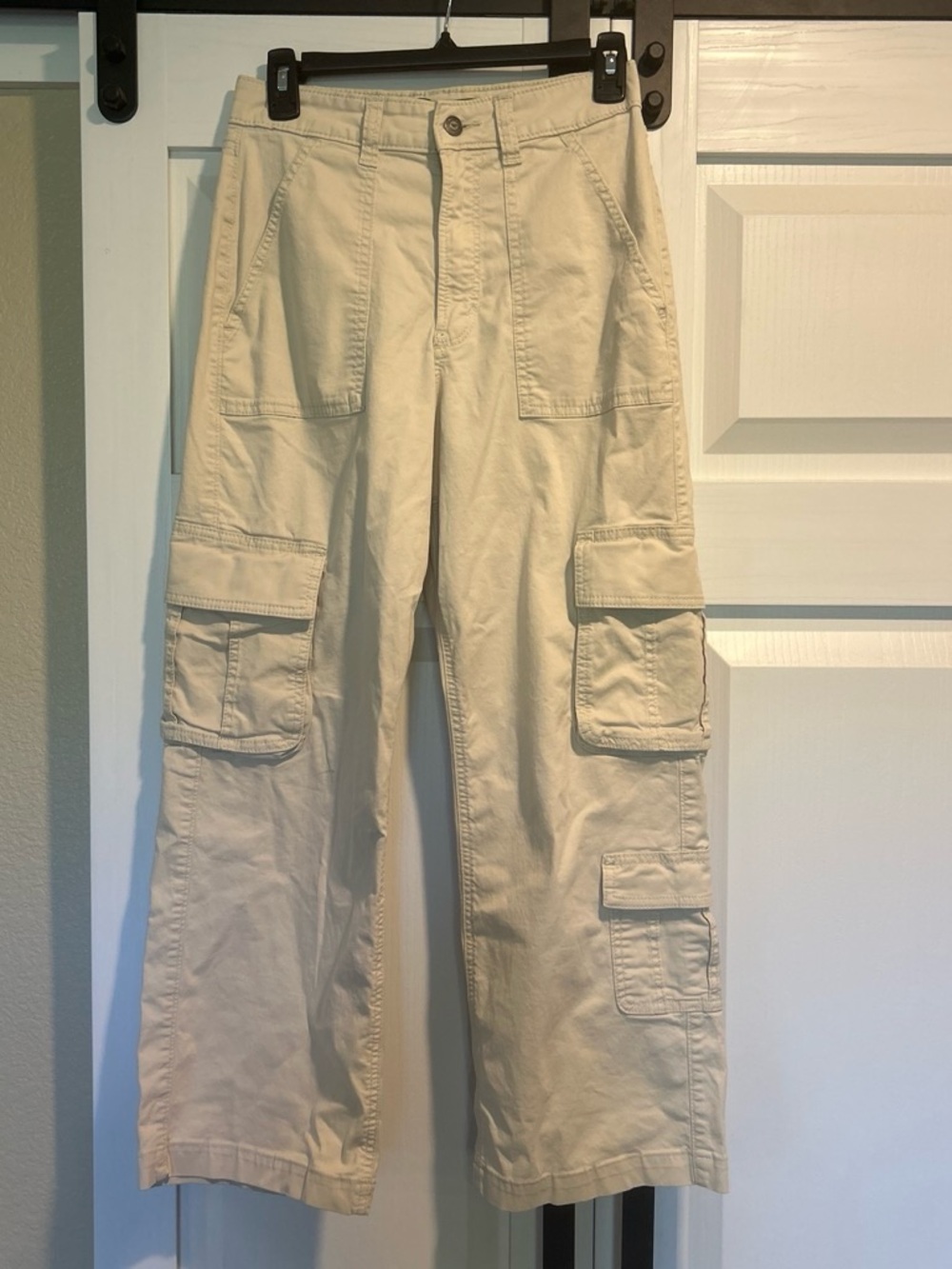 Women's Beige Cargo Pants – Utility Style